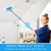 360 Degree Spin Mop Replacement Handle - Telescopic Pole for Easy Cleaning | Blue Rotating Handle for Household Mop and Head Replacement - Buy Online on GoSupps.com