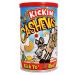 KICKIN' Roasted Hot & Spicy Cashews - Habanero Flavored Spicy Nuts 6oz. Resealable Can - Perfect Spicy Snacks for Adults