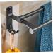 HEMOTON Wall Mounted Hooks Hook Towel Bar Wall Shelf Washcloth Wall Rack Shower Sponge Holder Towel Rack Ledge Take a Bath Black Size 2 - Buy Online on GoSupps.com