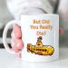 Funny Medical Doctor Gift - 'But Did You Die ' Stethoscope & Syringe Coffee Mug - 11 oz White Ceramic - Buy Online on GoSupps.com