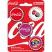 Lip Smacker Coca-Cola Collection Set of 3 Flavoured Lip Balms Classic Coke Cherry Coke and Fanta Strawberry Flavours Moisturizing and Refreshing
