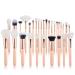 Jessup Makeup Brush Sets 30 Pcs Cosmetic Make Up Brushes Eye Shadow Powder Synthetic Hair Face Eyes T440