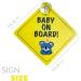 Kidoola 2pcs Baby on Board Car Safety Signs with Suction Cups - Koala Design - Buy Online on GoSupps.com
