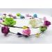 Pengcheng Flower Crown Set - 7 Piece Floral Headdress & Hair Accessories for Women & Girls | Perfect for Birthdays Weddings Festivals & Parties - Buy Online on GoSupps.com