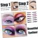 HAPINARY 6pcs Eyeliner Nasal Trimmers for Men Eye Line Strip Glitter Duct Tape Double Eyelid Tapes Plastic - Buy Online on GoSupps.com