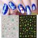 Nail Decal Manicure 3D DIY Santa Snowman Designs Christmas Luminous Nail Stickers(CY-020) - Buy Online on GoSupps.com