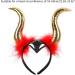 amangul Soft Devil Cool Headband Horn Animal Horn Hair Hoop for Kids Shows Overwhelming Animal Hairbands Cartoon Costume(Pattern Gold) - Buy Online on GoSupps.com