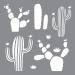 DecoArt ADH Stencil 10x10 Cacti - Unique Design for Creative Projects - Buy Online on GoSupps.com