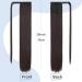 Sleek 28 Inch Dark Brown Clip in Ponytail Hair Extension for Women - Heat-Resistant Fiber Wrap Around Hairpiece - Buy Online on GoSupps.com