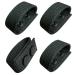 ZGJINLONG Duty Belt Keeper Stays Holders Nylon Double Snaps for 2" Wide Security Belt Fixing Accessories Black 4 Pcs