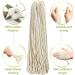 5mm x 295ft Natural Cotton Macrame Cord for DIY Crafts - 8 Strand Braided Rope for Wall Hanging and Knitting - Craft Thread (WT) - Buy Online on GoSupps.com