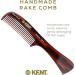 Kent Brushes Handmade Combs Range Medium Rake Comb for Women Brown Medium (Pack of 1) - Buy Online on GoSupps.com