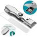 2024 New German Stainless Steel Nail Clippers for Men - Ultra Sharp Splashless Professional Black Nail Clippers - Buy Online on GoSupps.com