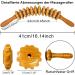 Lukezors Tuuli Accessories - Premium Wood Body Roller & Fascia Stick for Muscle Relaxation Legs Neck & Body Sculpting - Shop Internationally! - Buy Online on GoSupps.com
