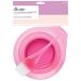 Diane Tint Bowl with Brush Set, Translucent Pink Tint Bowl Brush Set Pink