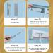 Window Squeegee with Extension Pole - Professional Window Cleaner Telescopic Squeegee | Rotatable Lightweight Professional Squeegee for Cleaning Wall Ceiling Window and Corners Blue - Buy Online on GoSupps.com