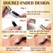 DAGEDA Eyeshadow Stick Dual End Shimmer Eyeshadow Stick Pearl Eyeshadow Pencil Crayon Waterproof Long-lasting Glitter Eye Shadow Cream Stick with Soft Brush for Eye Makeup (03# Rose Gold Shimmer) - Buy Online on GoSupps.com