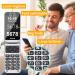 TOKVIA T288 Big Button Mobile Phone for Seniors with SOS Button | Large 2.8 Display | UK Charger & Charging Dock Include - Buy Online on GoSupps.com