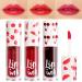 Erinde 3 Colors Lip Tint Stain Set  Velvet Lip Tint Watery Lip Stain  Moisturizing Lightweight Long Wear Lipstick Set  Natural Matte Lip Tint Stain Lip  Non-sticky Lip Color Korean Makeup 3PCS