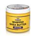 AKWAABA Whipped Shea Butter 12 oz - Natural Yellow - Moisturizer for Body & Hair - Rich in Vitamins A and E - Made with Raw Shea Butter from Ghana - Buy Online on GoSupps.com