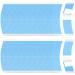 VEGALILY Wig Tape Double Sided Extra Strong Adhesive Tape 20Pcs Hair Tape for Lace Wig Glue Lace Front C Shape Design Hair Extension Wig Tapes 40 Hair Tape Tabs Blue
