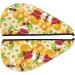 Soft Super Absorbent Hair Towel Wrap - Microfiber & Coral Velvet | Bees Honeycomb Jars of Honey Flowers | Quick Dry for All Hair Types - Buy Online on GoSupps.com