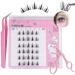 Dorolab Lashes Dorolab Eyelashes Self Adhesive Eyelashes Press on Eyelashes No Glue Needed 2024 New Waterproof Reusable Segmented Adhesive Lashes Lash Clusters DIY Eyelash Extensions (#05)