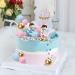 Colorful Pearl Ball Cake Topper for Bear Theme Parties | Wedding Decor Supplies (Gold Pink Blue) - Buy Online on GoSupps.com