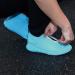 Waterproof Silicone Shoe Covers with Zipper - Blue XL for Women 11.5-14, Men 11-14 | Reusable, Non-Slip, Washable Travel Rain Gear for Footwear Protection - Buy Online on GoSupps.com