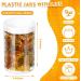 4 Pieces Round Clear Wide-mouth Leak Proof Plastic Container Jars with Lids for Travel Storage Makeup Beauty Products Face Creams Oils Salves Ointments DIY Making or Others (White 32 Ounce) - Buy Online on GoSupps.com