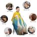 Three Geese Professional Barber Cape - Colorful Water Stain Resistant Anti-Static Hair Cutting Apron (56.7"x66.9") - Salon Essential 1 Pack - Buy Online on GoSupps.com