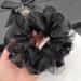 Ryaupy 2 Pieces Silk Hair Scrunchies Elastic Hair Scrunchies Satin Scrunchies Elastic Hair Bands Hair Ties Elastic Ropes for Girls of All Ages - Buy Online on GoSupps.com