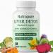 Nutrapure Liver Detox Capsules 20-in-1 Milk Thistle Liver Detox Supplement with Dandelion Root Turmeric Artichoke Leaf & More Non-GMO 60 Vegetarian Capsules (1)