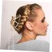POPETPOP hairpin Metal Hair Claw Clips metal hair clips for women Big Jaw Clips for Hair Long Hair Clips hair jaw clip claw clips for hair Fashionable Hair Clamp Zinc alloy large girl pearl - Buy Online on GoSupps.com