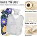 Shop Naanle Hot Water Bottle with Lid - Irises & Peonies Flowers | 1L Heat Bottle for Back Pain Relief Hand & Feet Warmer Neck Warmth & Cold Therapy | International Shipping - Buy Online on GoSupps.com