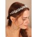 Deniferymakeup Silver Bridal Hair Vine Opal Hair Piece Crystal Rhinestone Wedding Hair Piece Pearl Blue Bridal Jewelry for Women and Girls - Buy Online on GoSupps.com