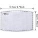 100 PCS Adult PM2.5 Activated Carbon Filters | 5-Layer Replaceable Anti Haze Filter Paper - Buy Online on GoSupps.com