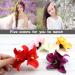 ANRONCH Bohemian Flower Hair Clip Set - 5 Colors Hawaiian Hibiscus Plumeria Hairpin for Women, Girls, and Kids - Perfect for Seaside Holiday and Bridal Hair Accessories - Buy Online on GoSupps.com