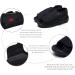 KXSM Diabetic Slipper Shoes - Adjustable, Extra Wide, Open Toe Footwear for Surgery Recovery & Orthopedic Support - Black 39 - Buy Online on GoSupps.com
