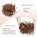 TESS Volume Messy Bun Hair Tie - Lightweight 45g Hairpiece for Women & Girls (Light Brown) - Perfect for Effortless Updos - Buy Online on GoSupps.com