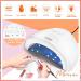 Morovan Poly Gel Nail Kit with Lamp and Drill Starter - Professional 5 Colors Extension Set with 48W Light for DIY Nail Art - Green - Buy Online on GoSupps.com
