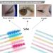 60 PCS Disposable Eyelash Brushes | Mascara Wands Applicator | Lash Brushes - Crystal Mixed Colors - Buy Online on GoSupps.com
