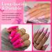 Honey Joy Dip Powder Nail Kit Starter Set - 4 Colors Hot Pink Glitter Dipping Powder Liquid with Base Top Coat Activator - Nail Art Manicure Salon DIY - No LED Lamp Needed - Dip-7pcs-01 - Buy Online on GoSupps.com