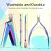 MELODYSUSIE Small C-Colorful Nail Clippers for Acrylic Nails - Rustproof Professional Manicure Pedicure Tool - Buy Online on GoSupps.com