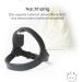 Muki & Co Double Dog Dishes - Adjustable Safe & Comfortable - Black Size M (44-50 cm) for Extra Small Small & Medium Dogs - Buy Online on GoSupps.com