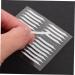 FOMIYES 30 Sheets Sides Creative Eyelid Stickers Practical White Double Double-Side Invisible Tapes Patches 2.7x0.4x0.1cm White - Buy Online on GoSupps.com