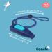 Coachi Whizzclick 2-in-1 Dog Training Clicker & Whistle | Recall & Reward Tool with Reflective Lanyard | Navy/Light Blue | Suitable for Dogs & Puppies - Buy Online on GoSupps.com