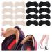 10Pairs Heel Insoles Adjust Sizing Adhesive Sponge Insole Patch Women Men Cushion Pads for Shoes High Heel Feet Care (Color : Black-10)