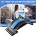 CHFSD Back Stretcher - Multi-Level Lumbar Support Device with Massager for Pain Relief - Buy Online on GoSupps.com