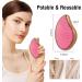 Nano Glass Heel Scraper - Foot Shower Scrubber & Dead Skin Remover | Pink Pedicure Tool for Back Arms & Legs Care - Buy Online on GoSupps.com